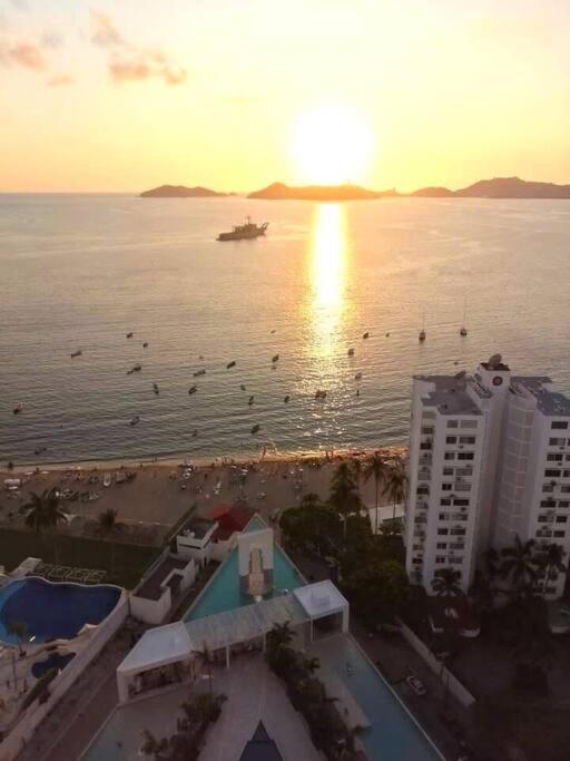 Departamento Frente A La Bahia Acapulco Exterior foto